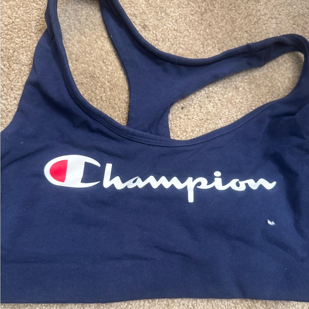 Champion Women's Dark Blue Sports Bra